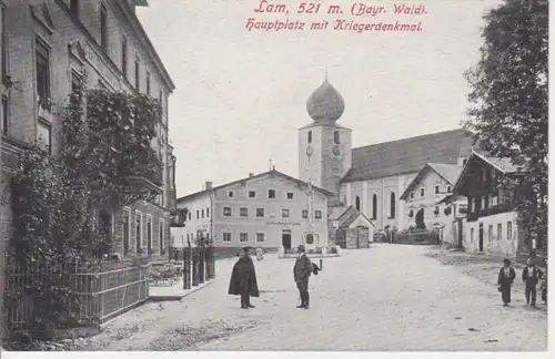 Lam Gasthof Hauptplatz Kriegerdenkmal ngl 76.459