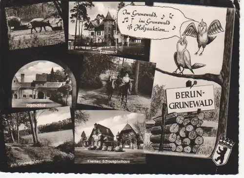 Berlin-Grunewald Mehrbildkarte gl1965 75.303