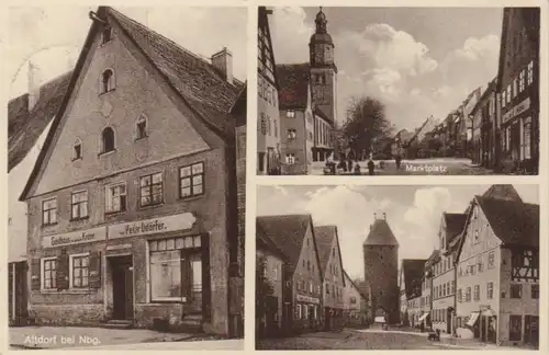 Altdorf bei Nürnberg Mehrbildkarte gl1938 74.907