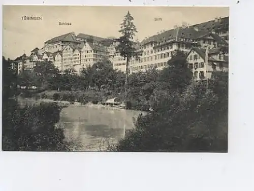 Tübingen Neckar, Schloß und Stift gl1909 42.983