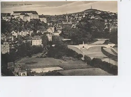 Tübingen Teilansicht von Westen gl1914 44.894