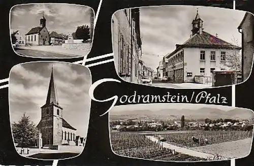 Godrahmstein/Pfalz Mehrbildkarte gl1960 B1.980