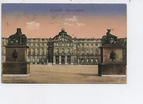 Stuttgart Neues Schloß gl1916 44.218