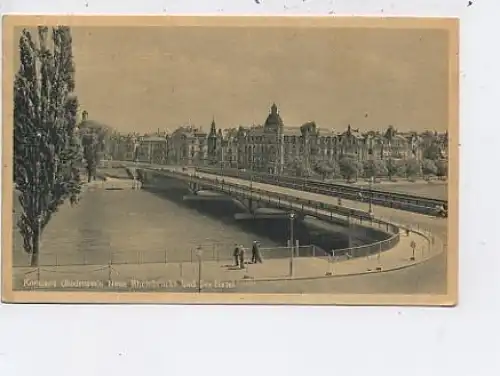 Konstanz a.B.Neue Rheinbrücke u.See-Hotel gl1947 42.893