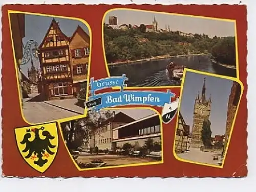 Bad Wimpfen am Neckar Mehrbildkarte gl1962 43.907