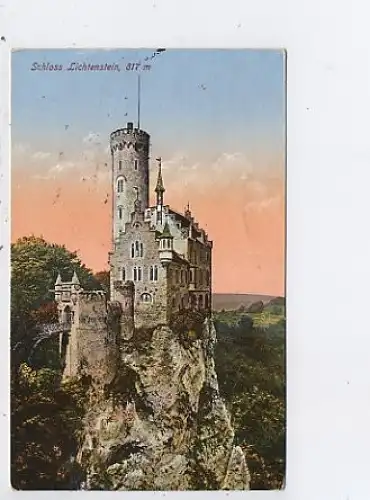 Schloß Lichtenstein Ansicht ngl 43.180