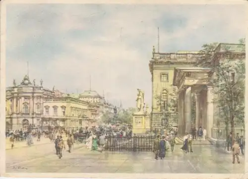 Berlin Neue Wache/Ehrenmal Aquarell gl1958 75.375