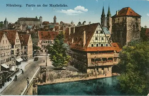 Nürnberg Partie an der Maxbrücke gl1936 124.512