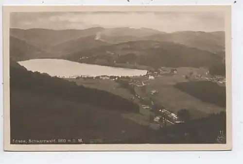 Titisee Schwarzwald Ansicht von oben ngl 41.820