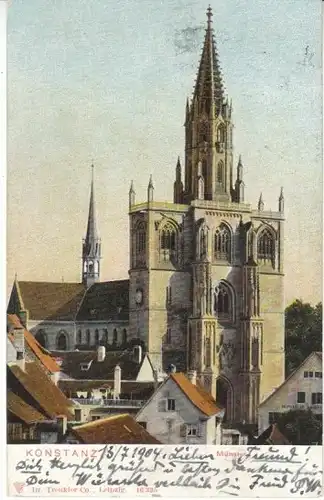 Konstanz a.B. Münster Litho gl1904 26.701