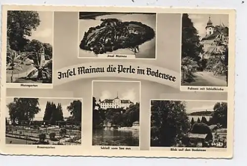 Insel Mainau Mehrbildkarte ngl 42.616