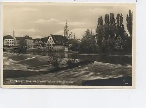 Stuttgart Blick Cannstatt Wilhelmsbrücke ngl 42.645