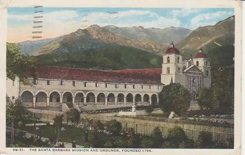 The Santa Barbara Mission and Grounds gl1923 204.090