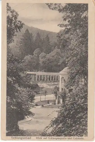 Schlangenbad Schlangenquelle Colonnade ngl 25.010