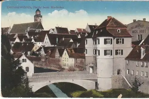 Donauwörth Partie beim Riedertor feldpgl1916 B5990