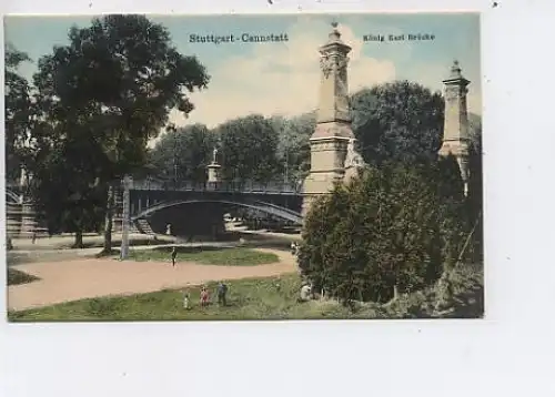 Stuttgart-Canstatt König-Karl-Brücke gl1908 42.048