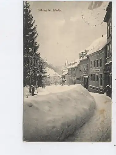 Triberg Schwarzwald im Winterschnee gl1912 42.977