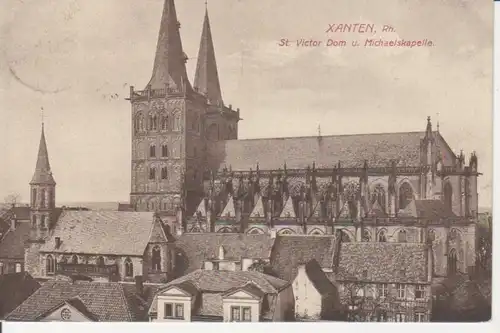 Xanten a.Rh. St. Victor Dom und Kapelle gl1915 98.692