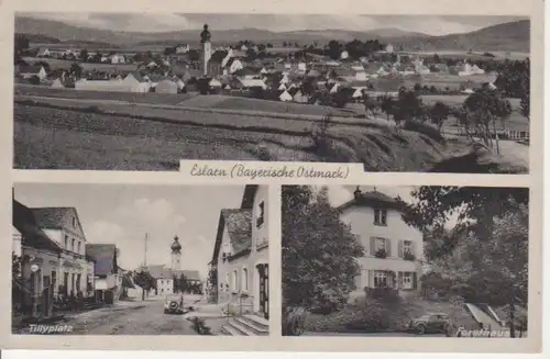Eslarn Tillyplatz Forsthaus Gesamtansicht gl1942 76.496