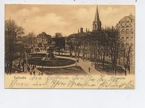 Karlsruhe Kaiserplatz gl1905 42.719