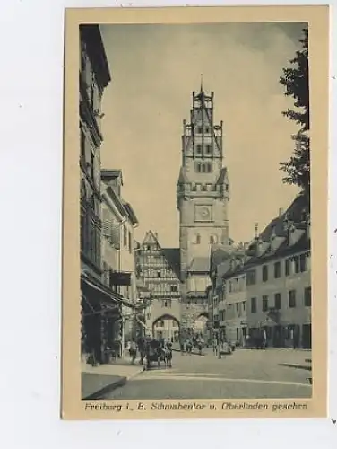 Freiburg i.Br. Schwabentor von Oberlinden ngl 42.911