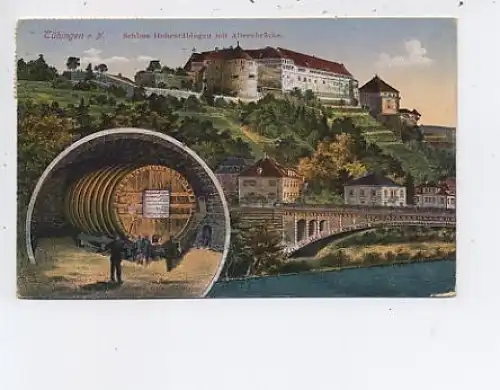 Tübingen Schloss Alleenbrücke gl1919 42.398