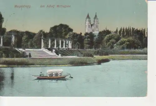 Magdeburg am Adolf Mittagsee gl1912 75.491