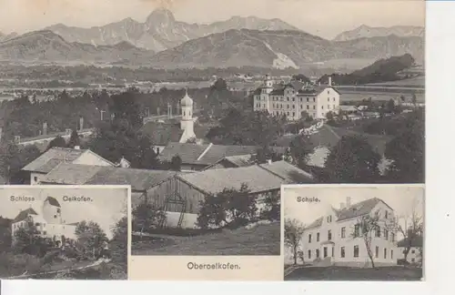 Oberölkofen Schloss Schule Gesamtansicht gl1911 77.445