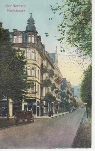 Bad Nauheim Parkstraße Reliefkarte gl1907 95.408