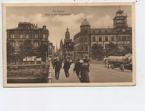 Heilbronn Blick in die Kaiserstraße feldpgl1917 44.361