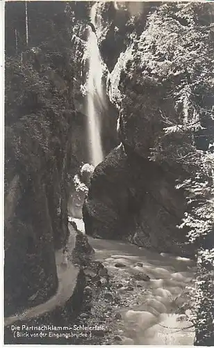 Garm.-Partenk. Partnachklamm Schleierfall ngl B9566
