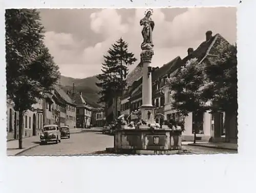 Waldkirch Elztal Marktplatz Brunnen ngl 43.045