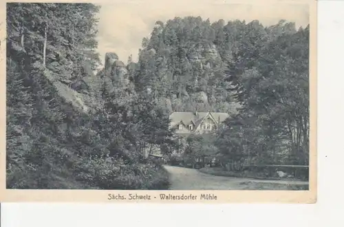 Sächsische Schweiz Waltersdorfer Mühle gl1936 75.871