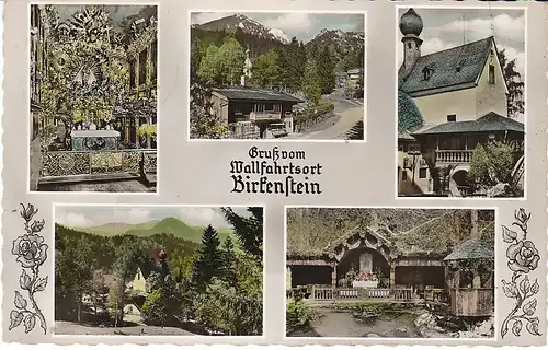 Wallfahrtsort Birkenstein Mehrbildkarte gl1955 49.624