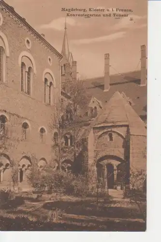 Magdeburg Kloster Konventsgarten Tonsur ngl 75.494