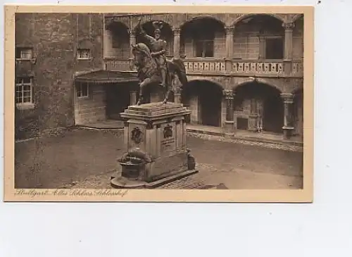 Stuttgart Altes Schloß Innenhof gl1928 44.216