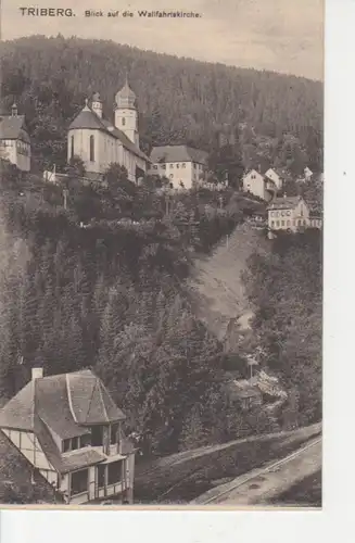 Triberg Blick auf die Wallfahrtskirche ngl 77.021