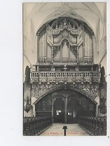 Konstanz a.B. Die Orgel im Münster ngl 42.949