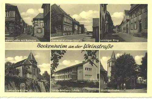 Bockenheim a.d.W. Teilansichten Mehrbildkarte ngl 5.087