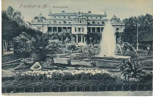 Frankfurt a.M. Palmengarten Fontaine gl1907 49.762