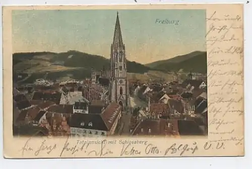 Freiburg i.B. Total mit Schlossberg gl1902 42.329