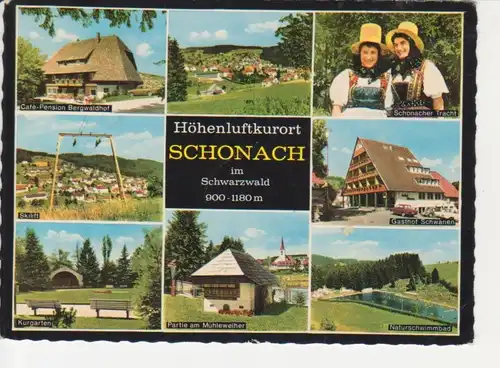 Schonach Mehrbildkarte gl1957 77.066