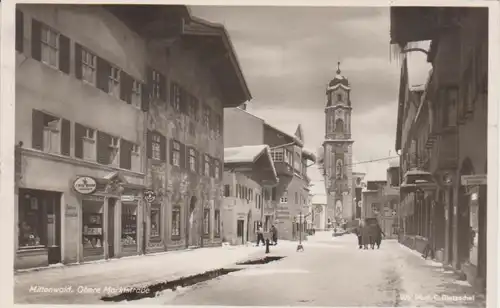 Mittenwald a. Isar Obere Marktstraße gl1938 77.681