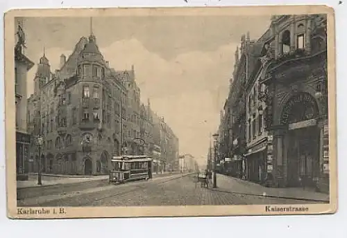 Karlsruhe Kaiserstraße feldpgl1916 42.420