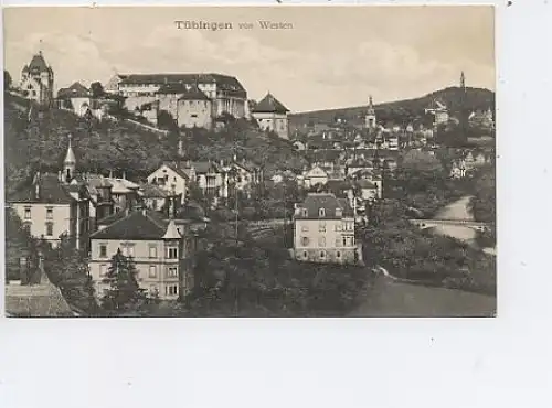 Tübingen Teilansicht von Westen gl1938 44.897