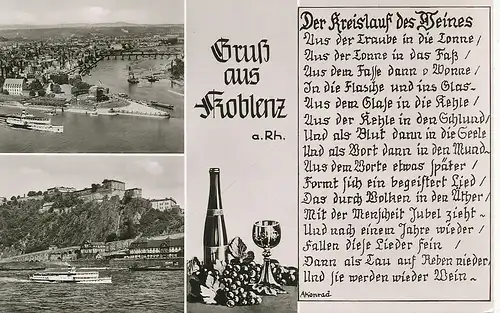 Koblenz Teilansichten Wein-Kreislauf ngl 134.013