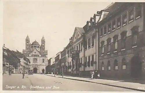 Spyer a.Rhein Stadhaus und Dom gl1926 B1.964