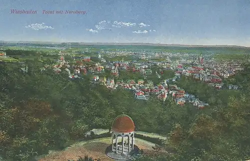 Wiesbaden Panorama feldpgl1917 130.120