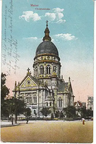 Mainz Christuskirche feldpgl1917 49.531