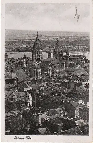 Mainz Teilansicht feldpgl1940 49.542